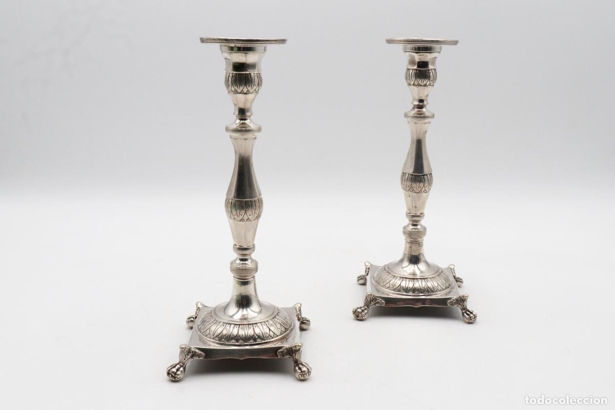 Antig&uuml;edades: Candelabros de plata - Foto 4