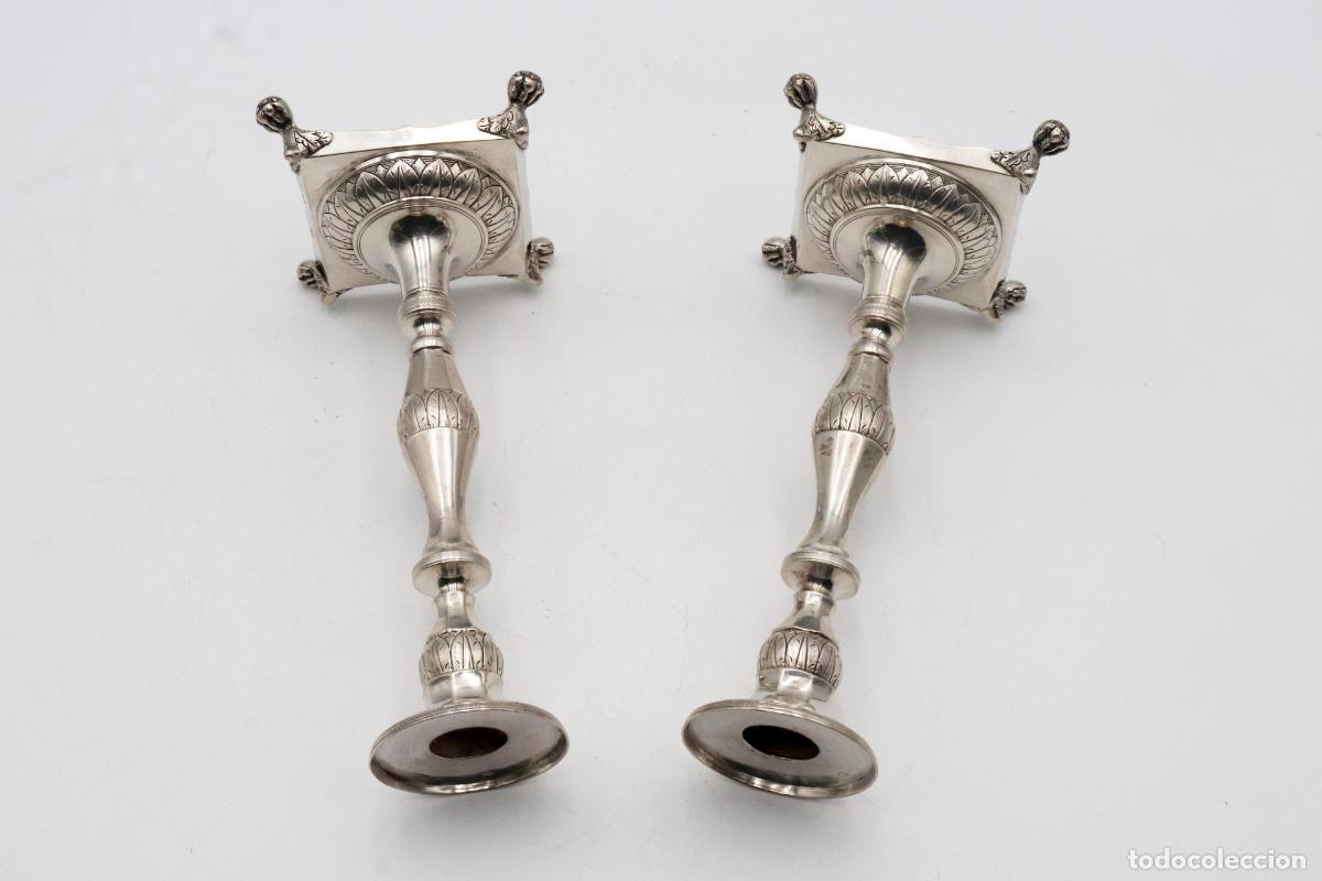 Antig&uuml;edades: Candelabros de plata - Foto 5