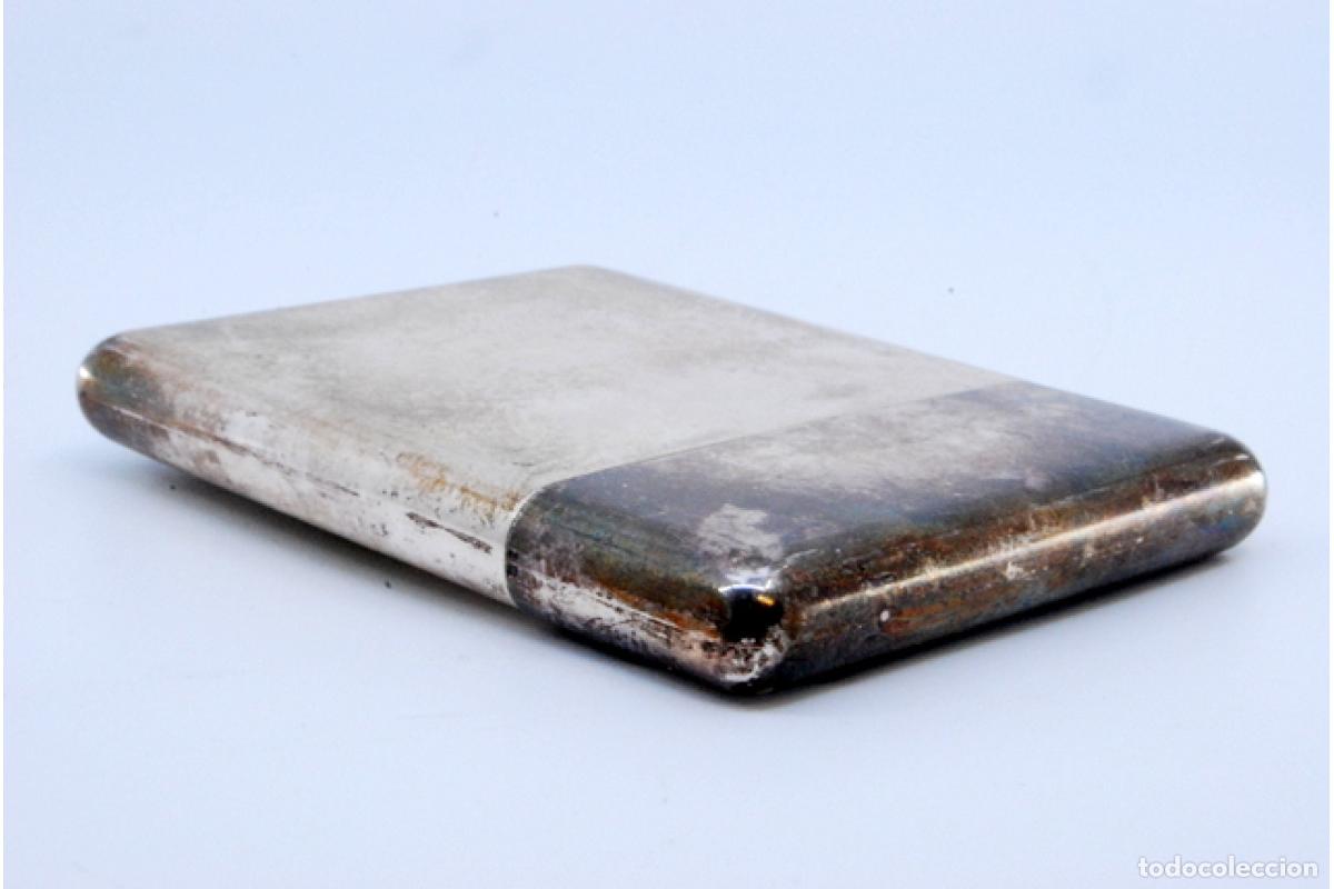 Antig&uuml;edades: Caja de cigarrillos, plateada - Foto 10