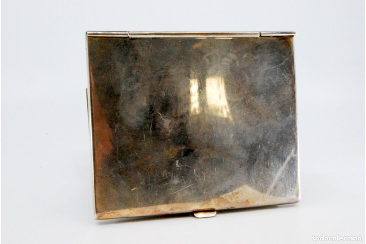 Antig&uuml;edades: Caja de cigarrillos, plateada - Foto 9