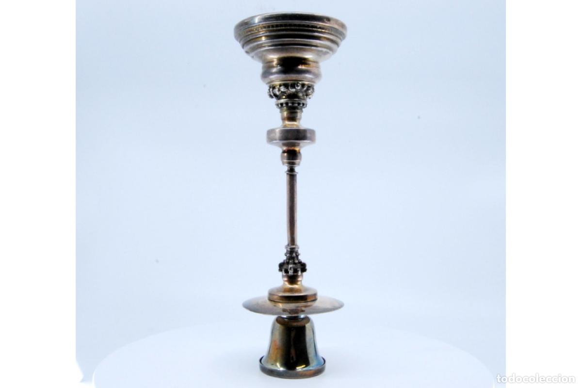 Antig&uuml;edades: candelabro de plata - Foto 3