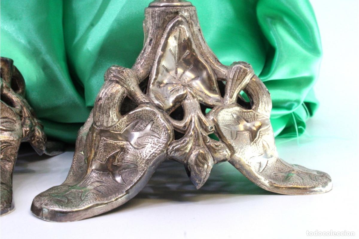 Antig&uuml;edades: Candelabros de plata - Foto 3