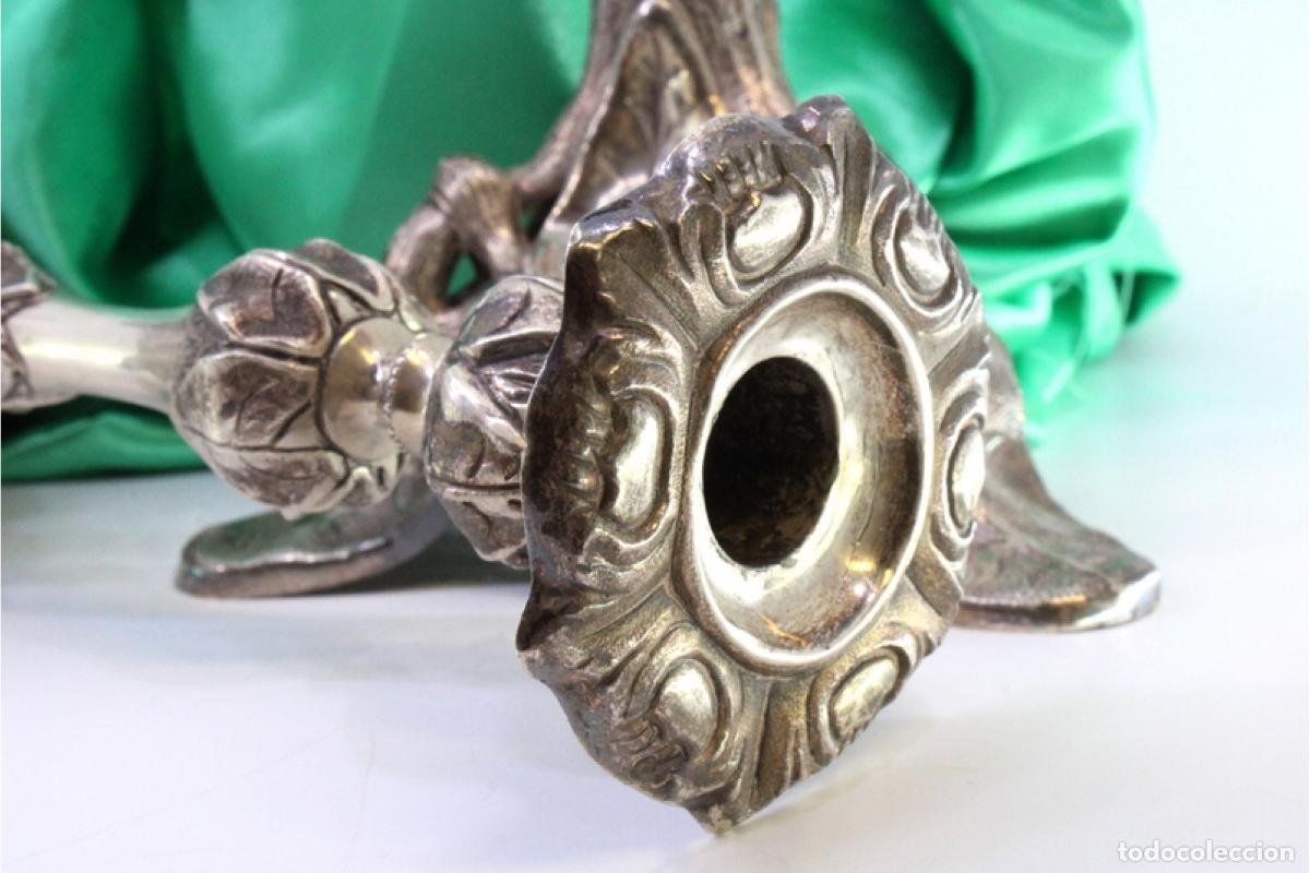 Antig&uuml;edades: Candelabros de plata - Foto 4