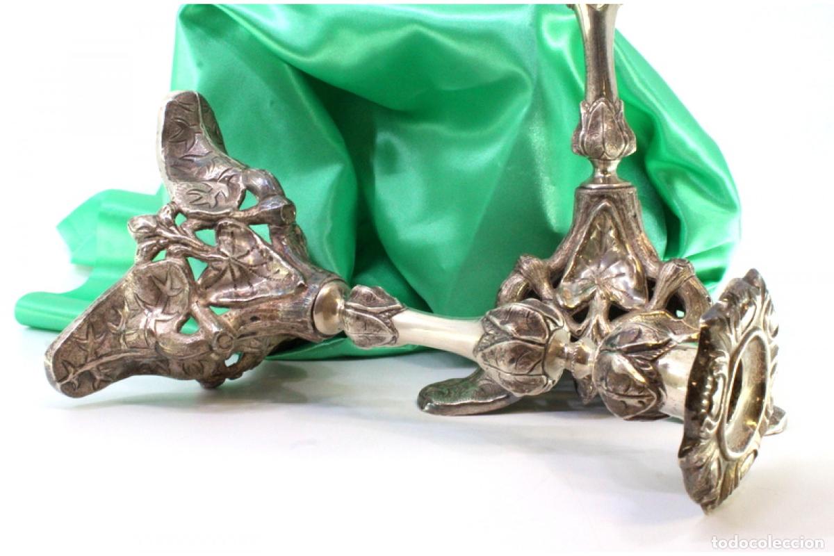 Antig&uuml;edades: Candelabros de plata - Foto 5