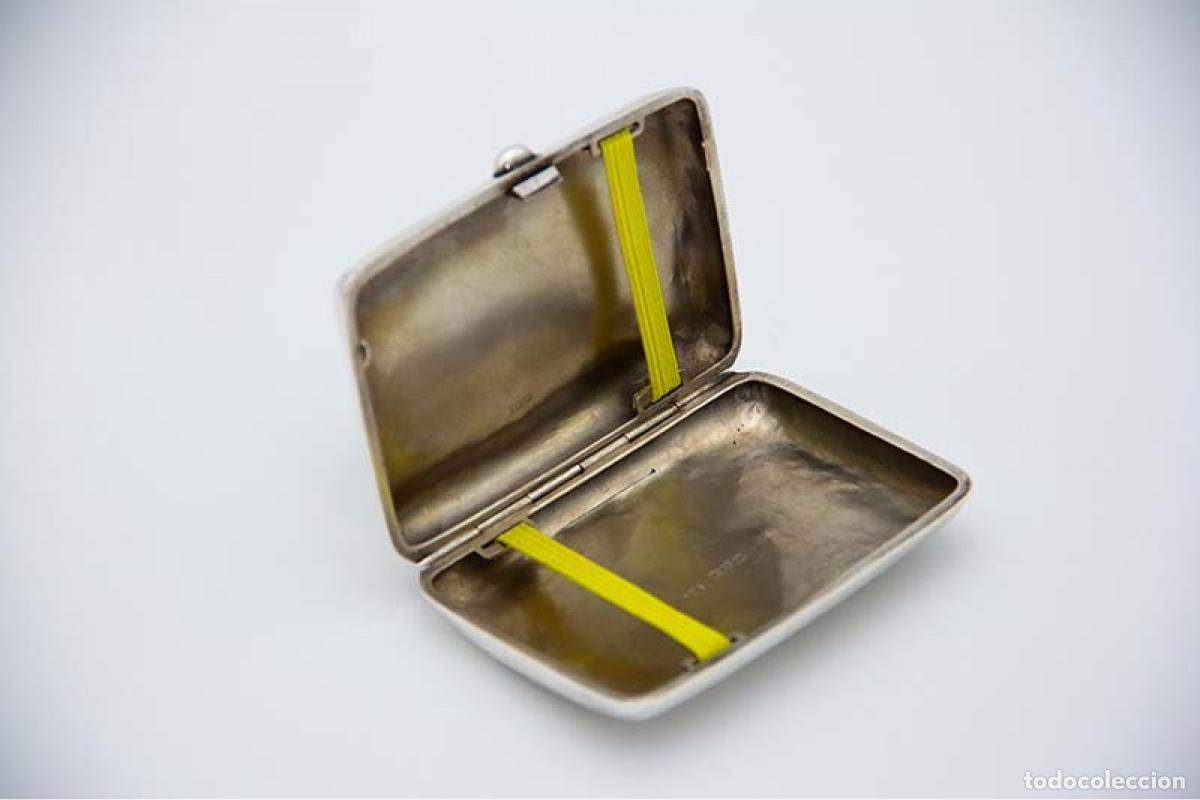 Antig&uuml;edades: Caja de cigarrillos, plateada - Foto 8