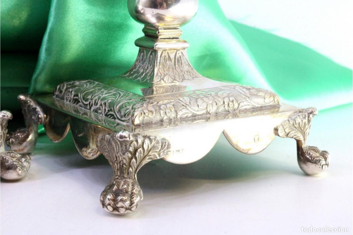 Antig&uuml;edades: Candelabros de plata - Foto 5