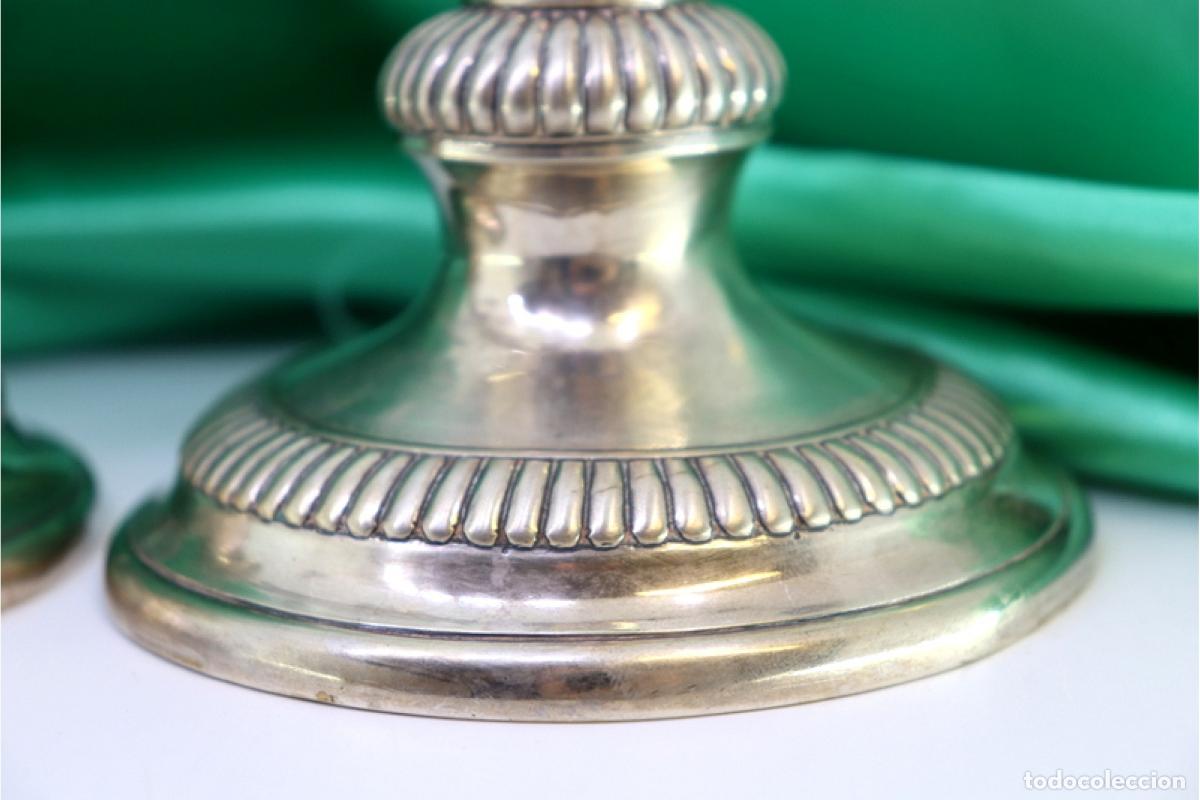 Antig&uuml;edades: Candelabros de plata - Foto 2