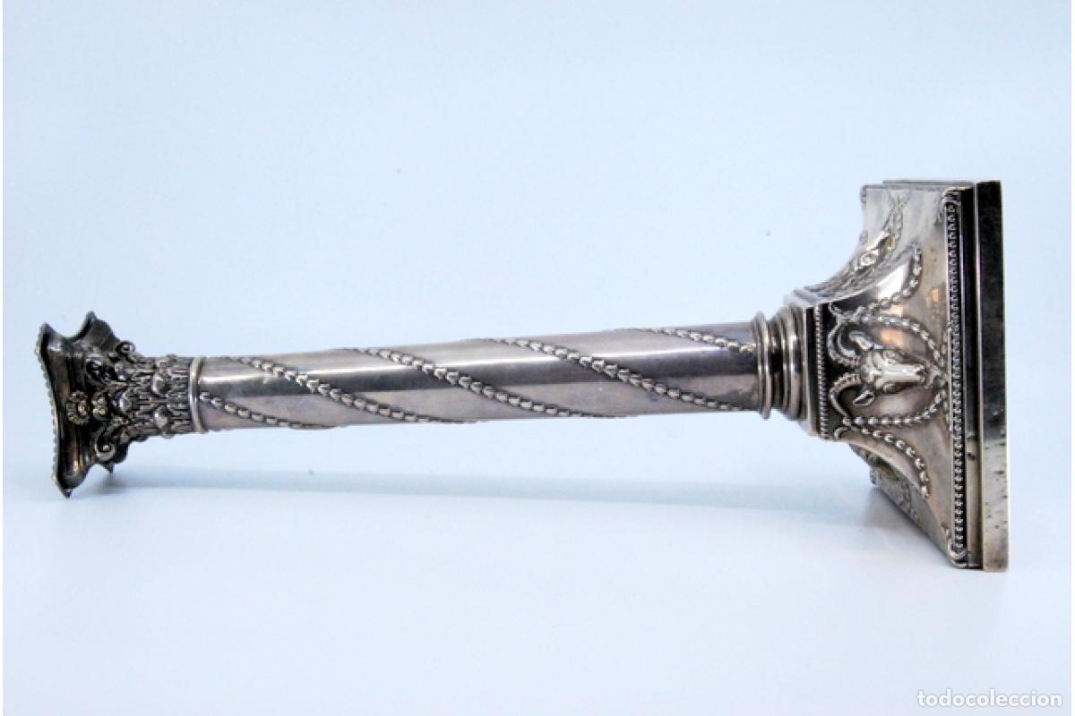 Antig&uuml;edades: candelabro de plata - Foto 4