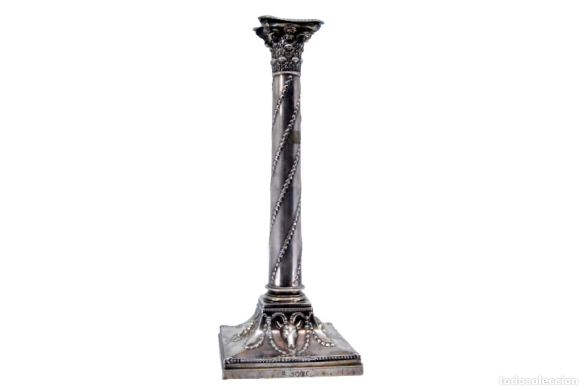 Antig&uuml;edades: candelabro de plata - Foto 1