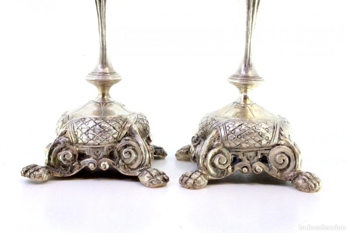 Antig&uuml;edades: Candelabros de plata - Foto 8