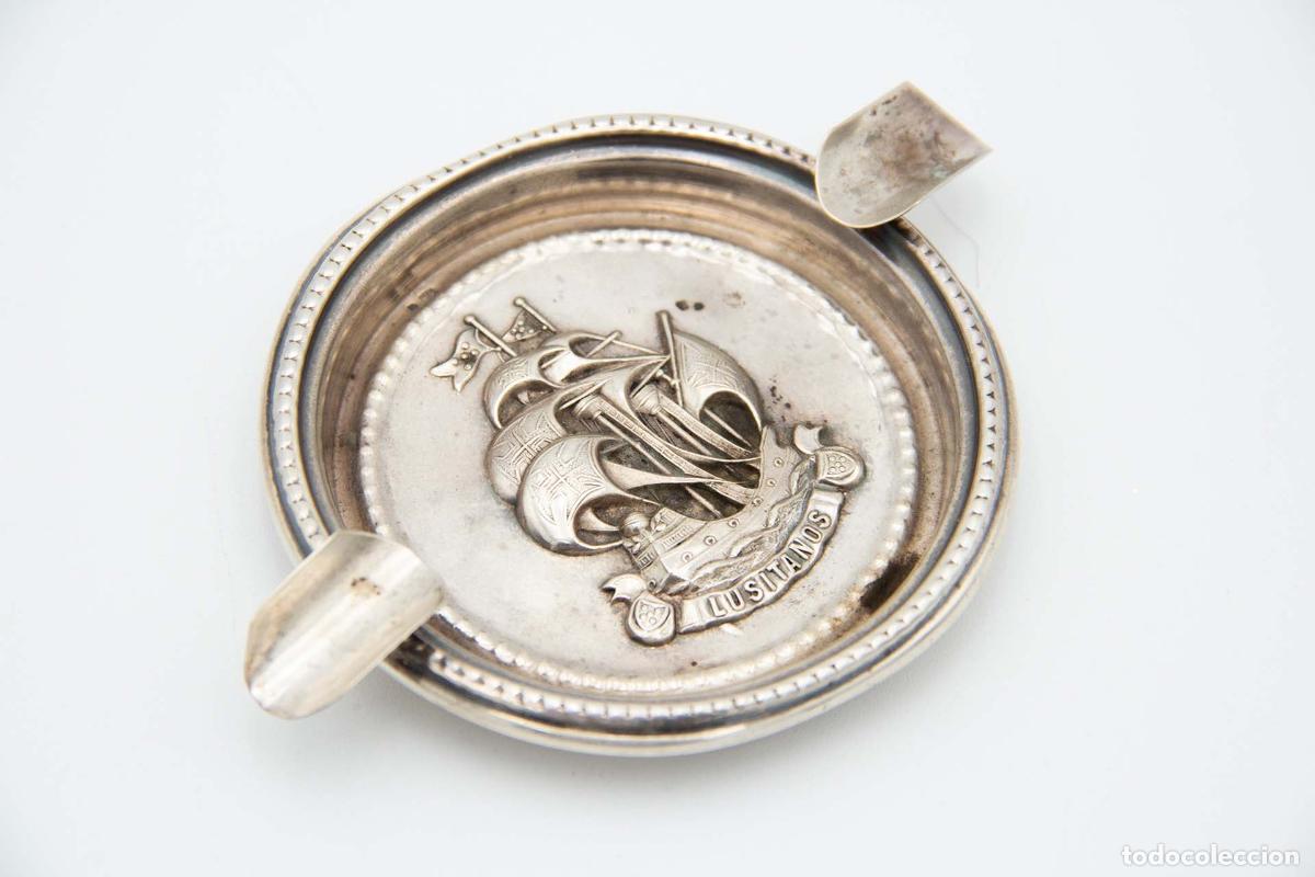 Antig&uuml;edades: Cenicero de plata - Foto 2