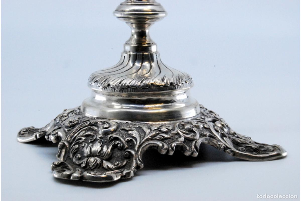 Antig&uuml;edades: candelabro de plata - Foto 2
