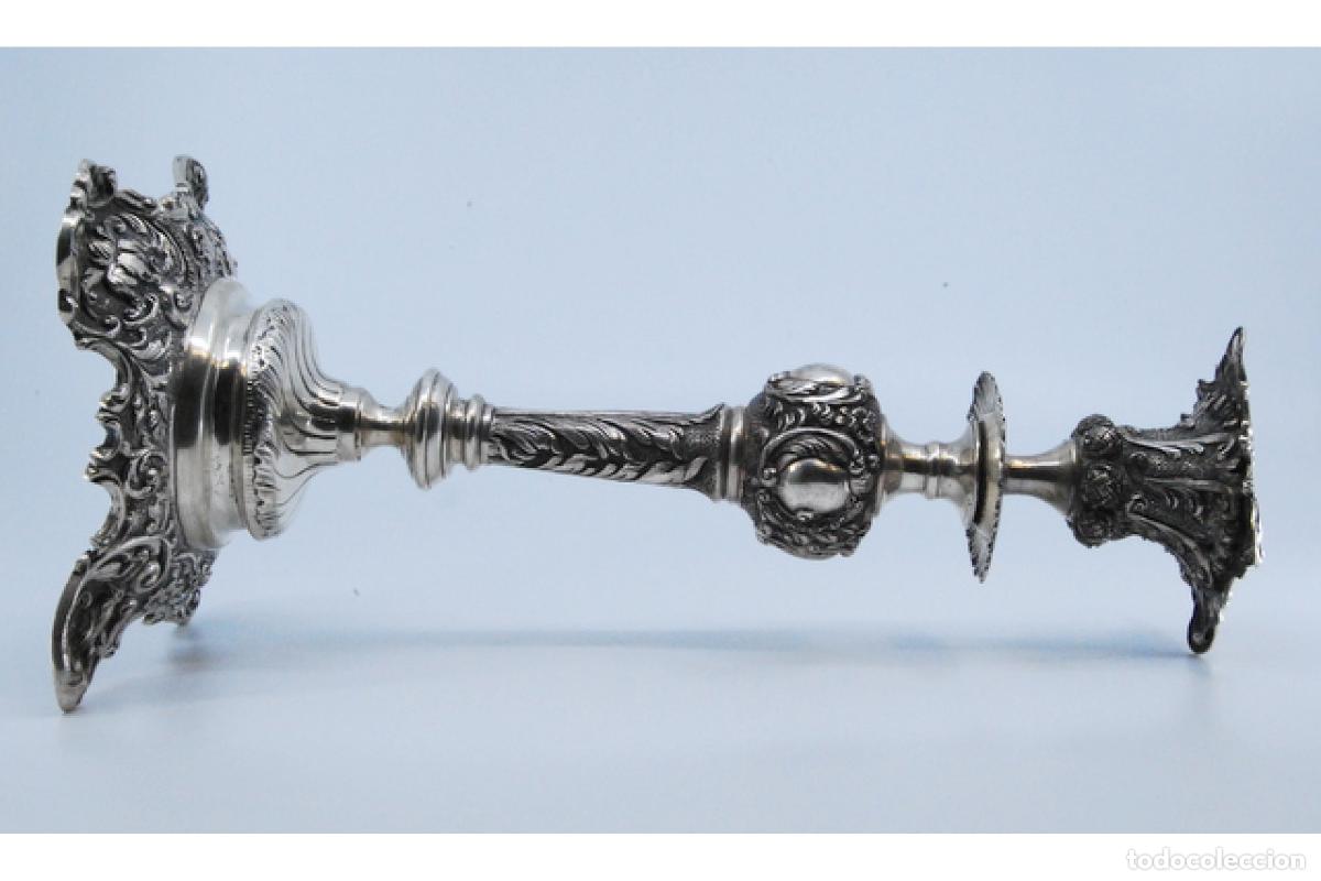 Antig&uuml;edades: candelabro de plata - Foto 7