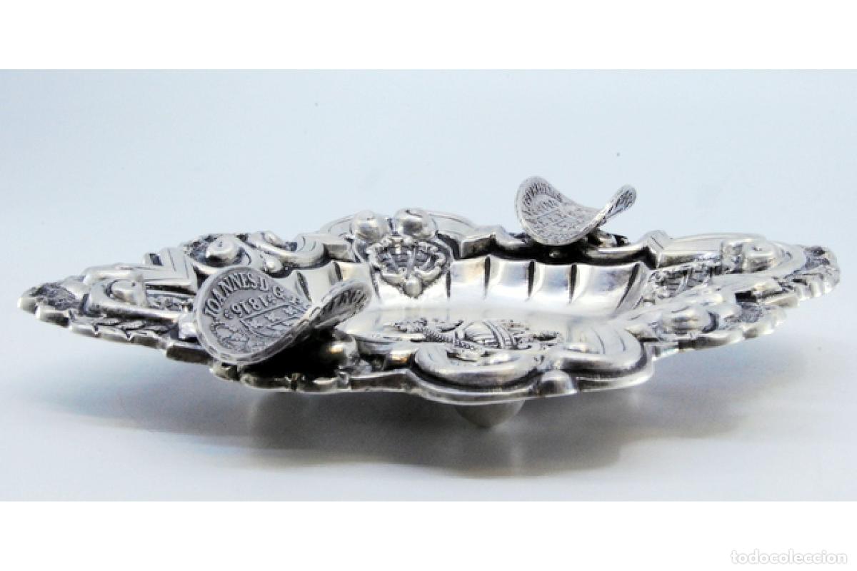 Antig&uuml;edades: Cenicero de plata - Foto 2