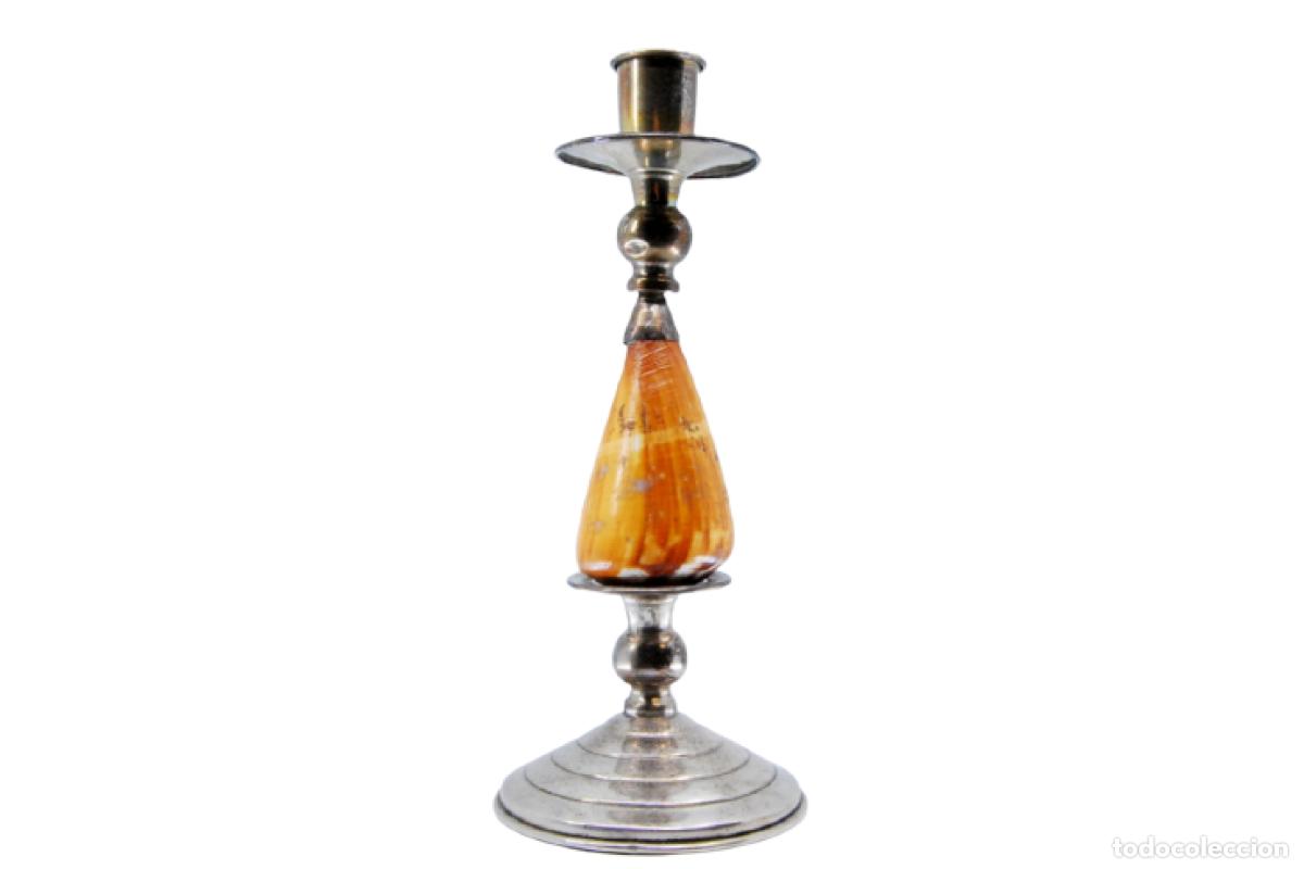 Antig&uuml;edades: candelabro de plata - Foto 1