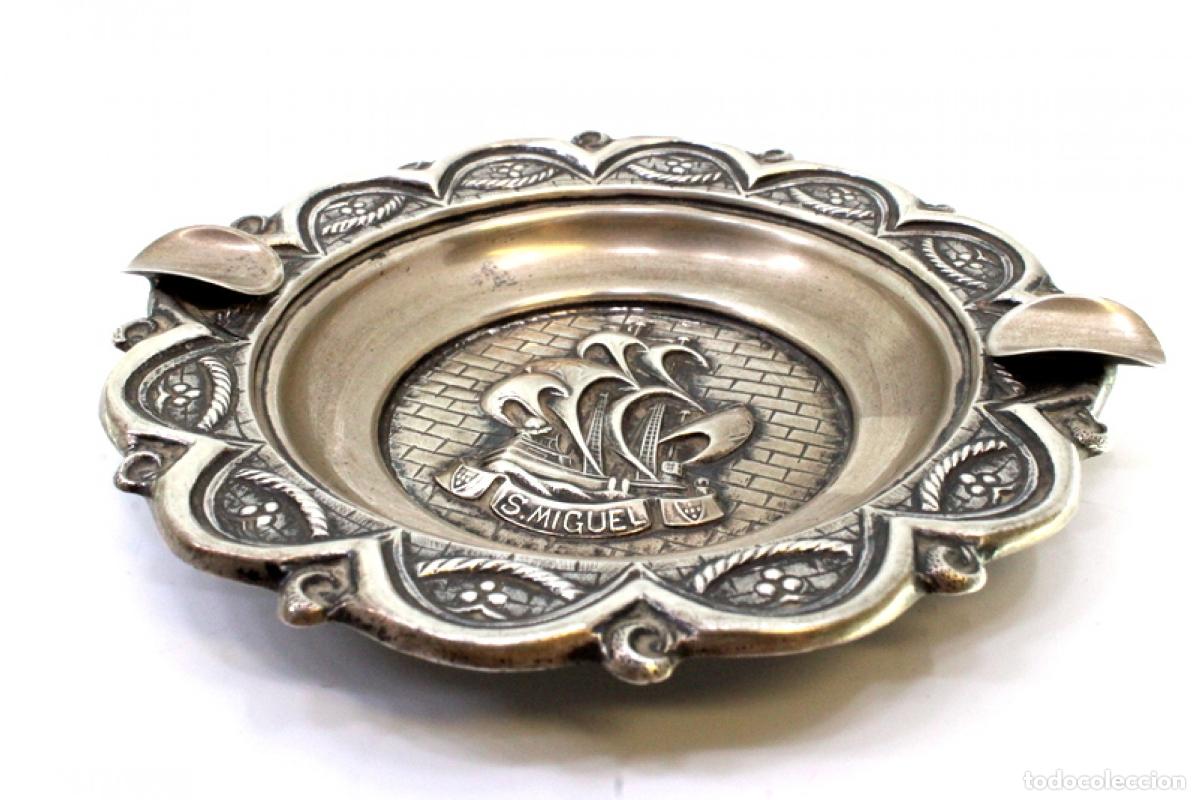 Antig&uuml;edades: Cenicero de plata - Foto 2