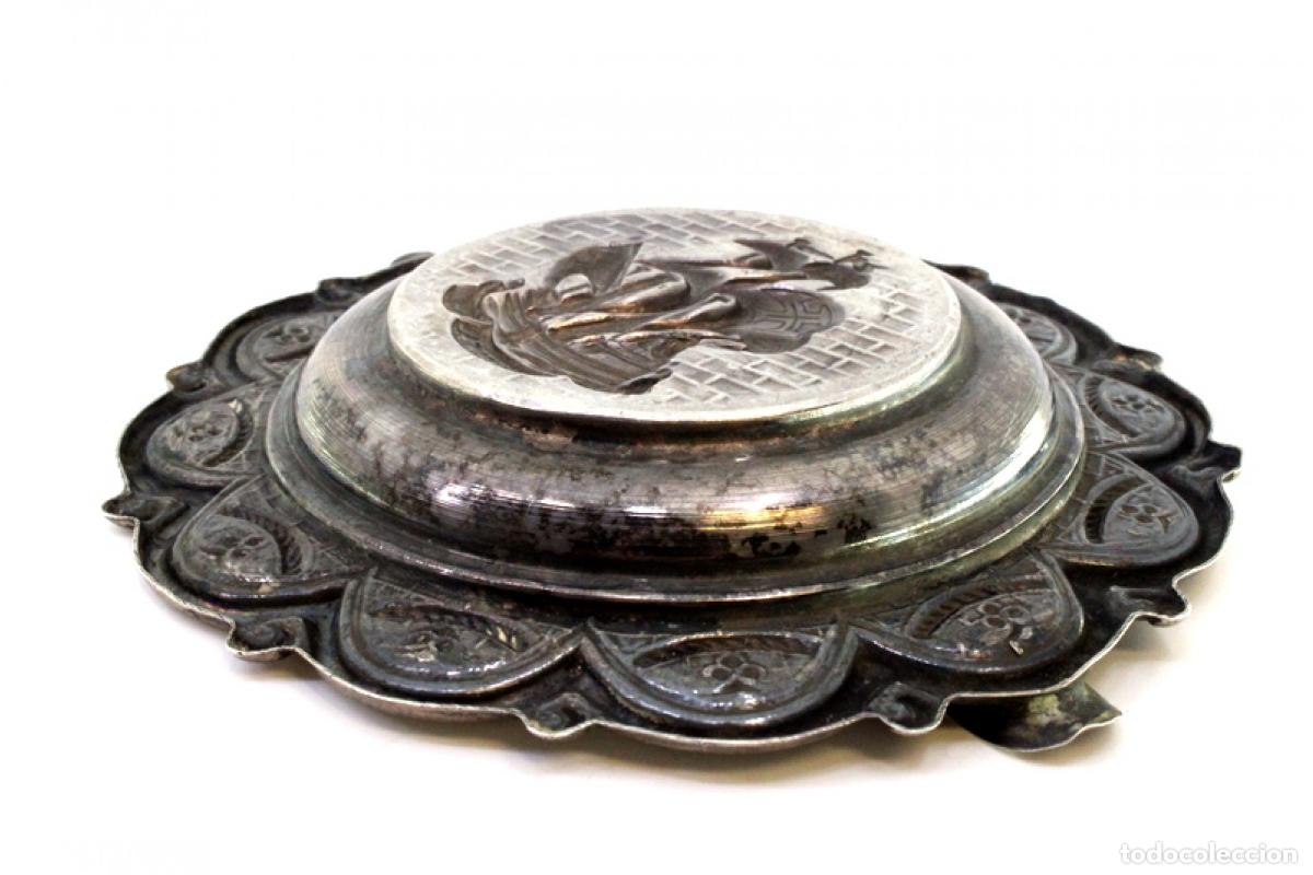 Antig&uuml;edades: Cenicero de plata - Foto 3