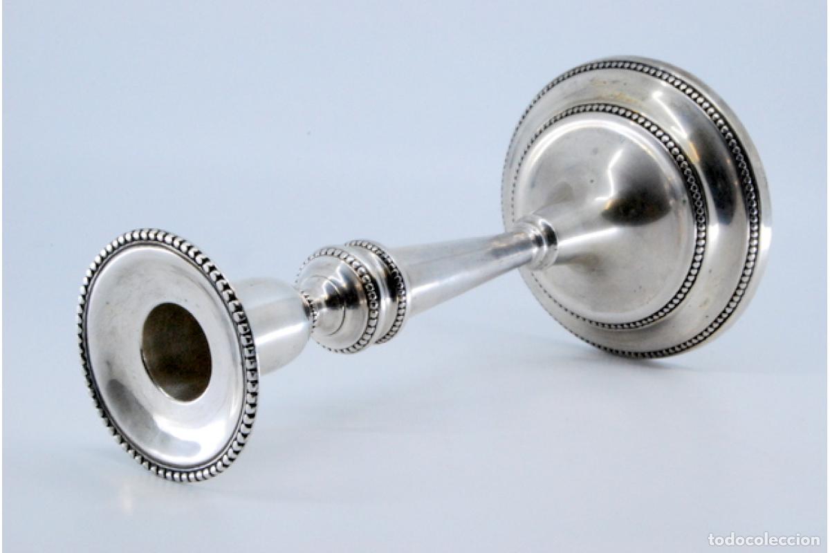 Antig&uuml;edades: candelabro de plata - Foto 3