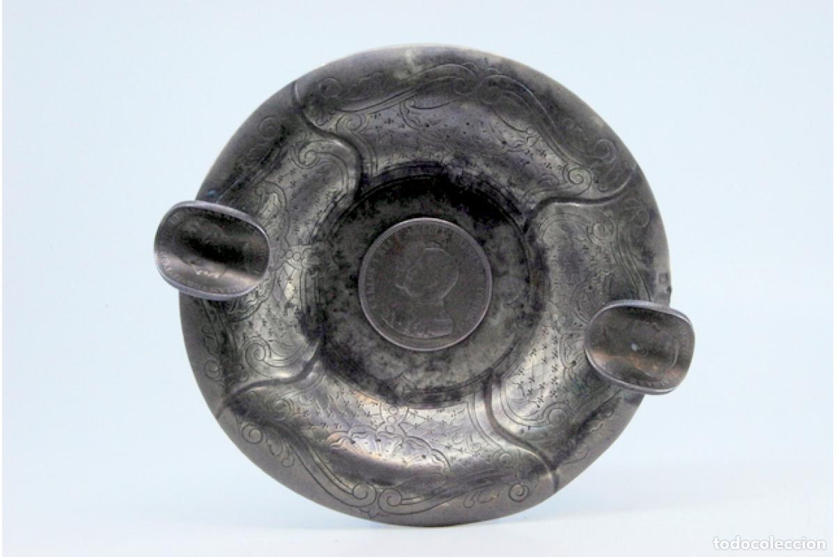 Antig&uuml;edades: Cenicero de plata - Foto 3