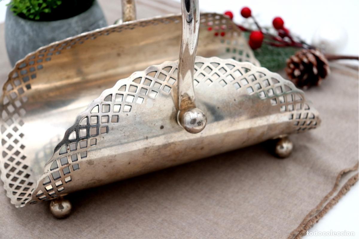 Antig&uuml;edades: Cesta de plata - Foto 4