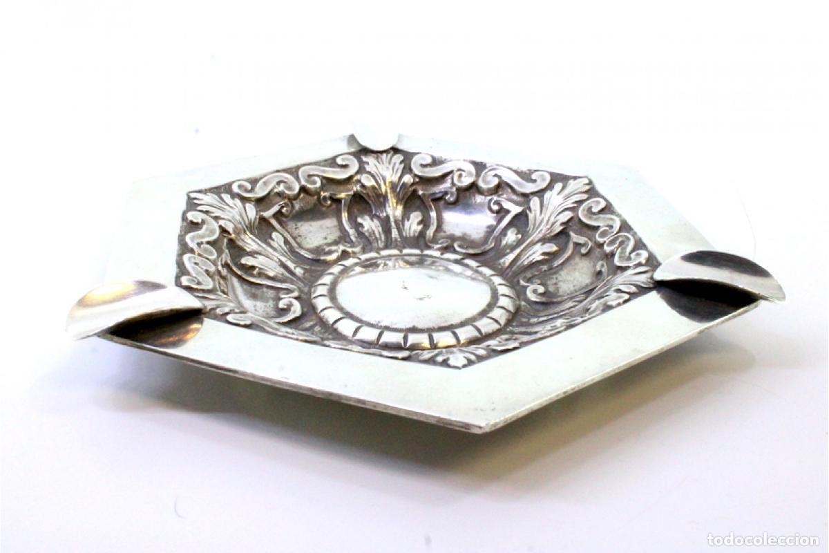 Antig&uuml;edades: Cenicero de plata - Foto 6
