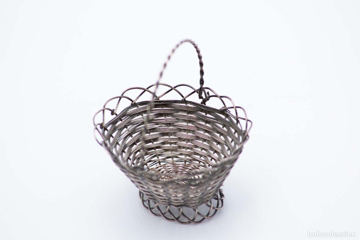 Antig&uuml;edades: Cesta de plata - Foto 3