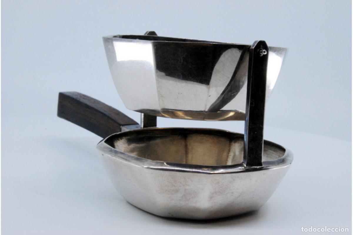 Antig&uuml;edades: Colador de t&eacute;, en plata - Foto 3