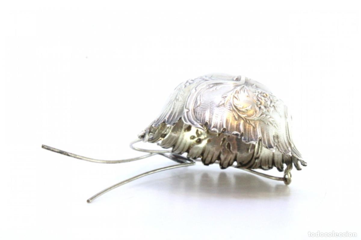 Antig&uuml;edades: Colador de t&eacute;, en plata - Foto 6