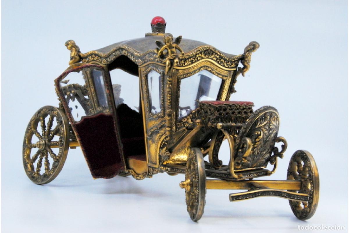 Antig&uuml;edades: Carruaje de plata dorada - Foto 6