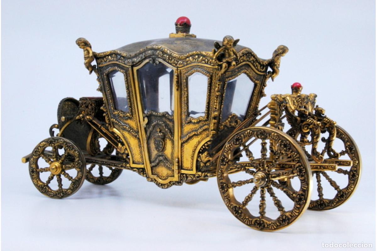 Antig&uuml;edades: Carruaje de plata dorada - Foto 9