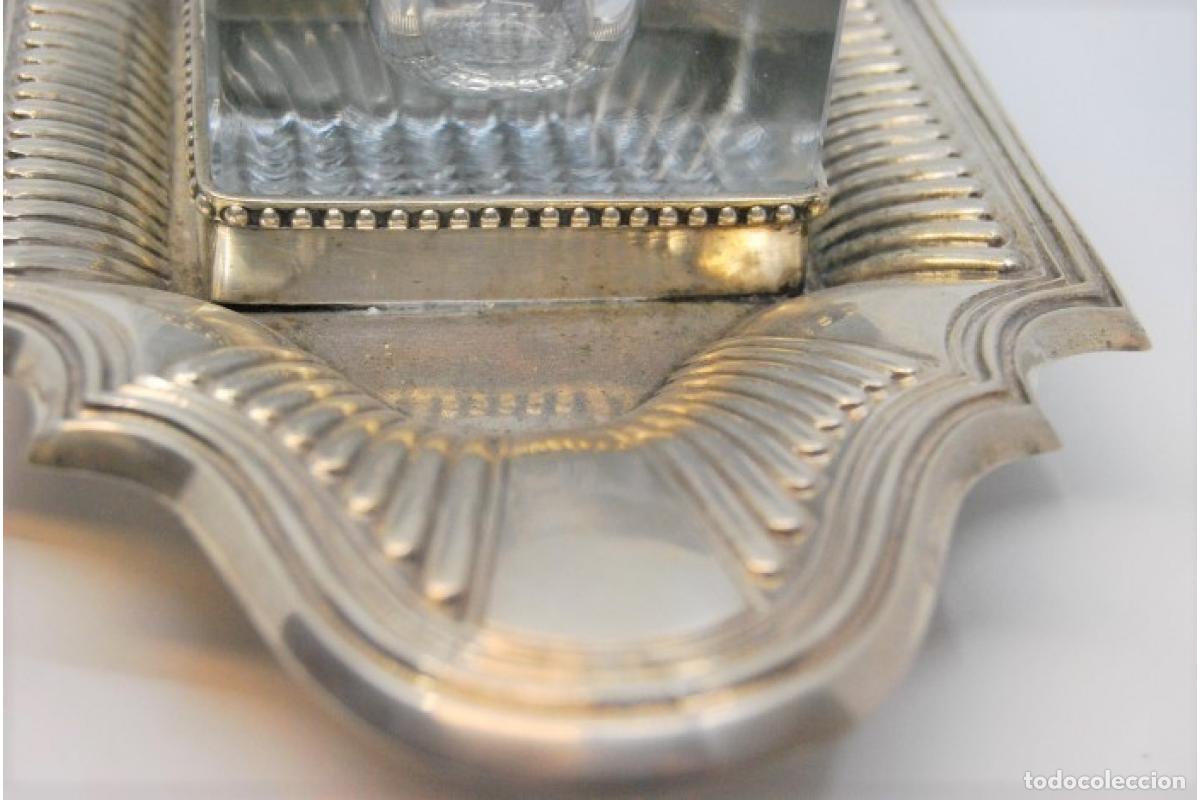 Antig&uuml;edades: tintero de plata - Foto 4