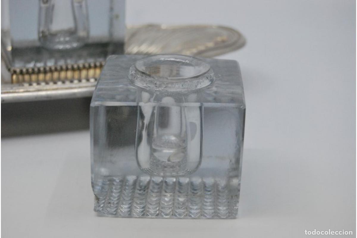 Antig&uuml;edades: tintero de plata - Foto 6