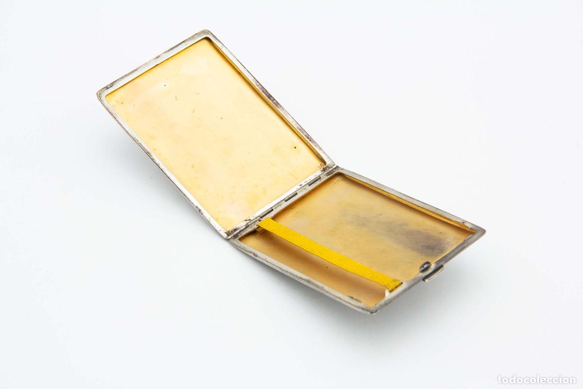 Antig&uuml;edades: Caja de cigarrillos, plateada - Foto 3