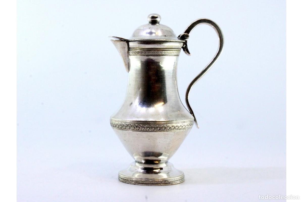 Antig&uuml;edades: Cafetera de plata - Foto 3