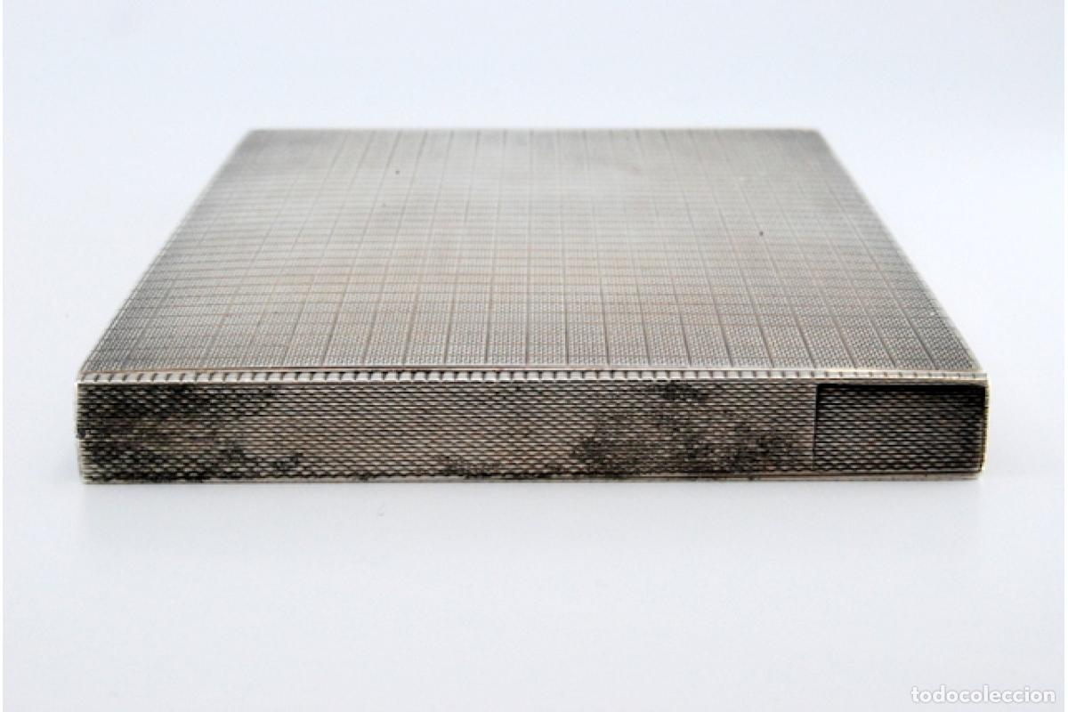 Antig&uuml;edades: Caja de cigarrillos, plateada - Foto 8