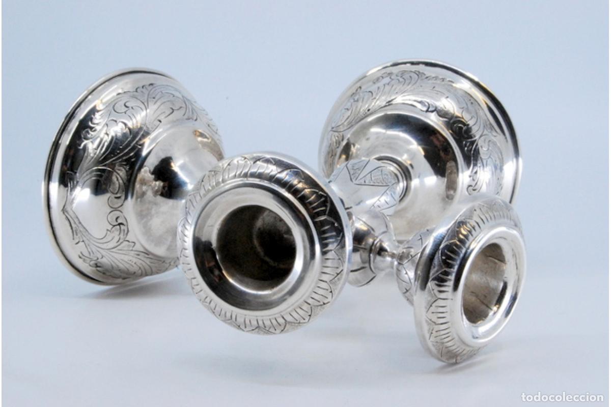 Antig&uuml;edades: Candelabros de plata - Foto 3