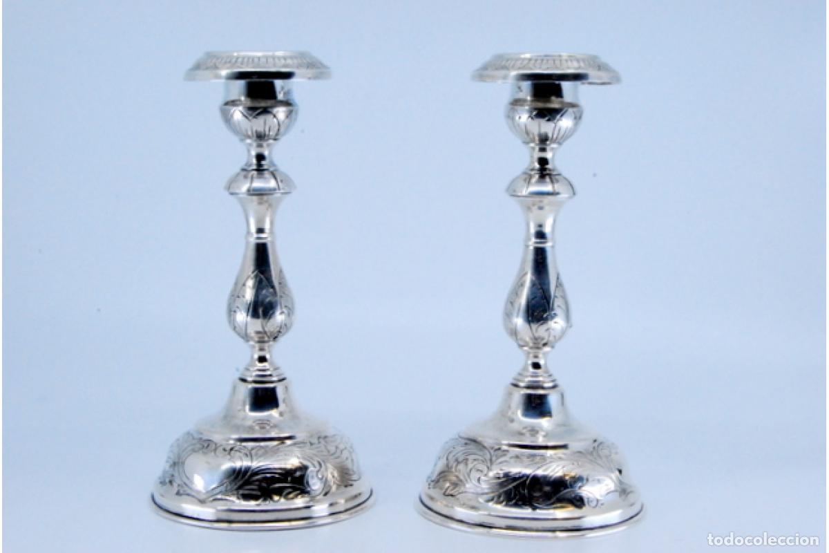 Antig&uuml;edades: Candelabros de plata - Foto 10