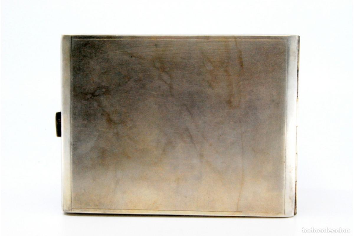 Antig&uuml;edades: Caja de cigarrillos, plateada - Foto 8