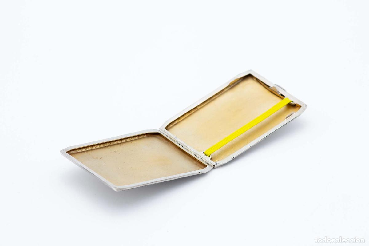 Antig&uuml;edades: Caja de cigarrillos, plateada - Foto 2