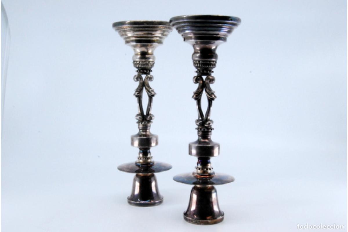 Antig&uuml;edades: Candelabros de plata - Foto 4
