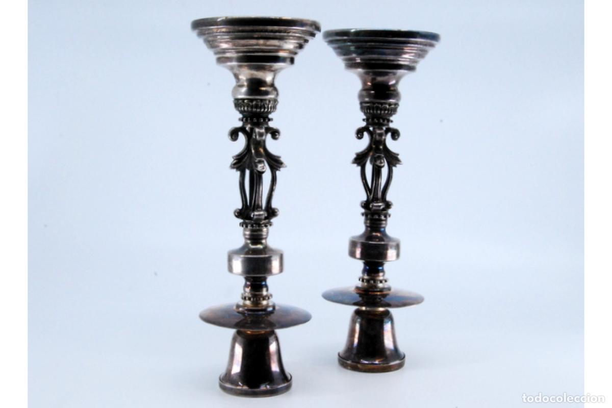 Antig&uuml;edades: Candelabros de plata - Foto 5