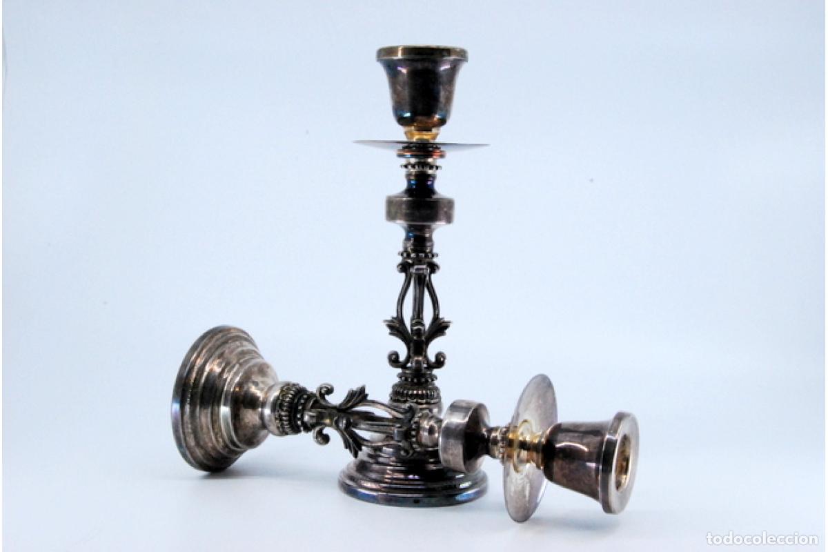 Antig&uuml;edades: Candelabros de plata - Foto 7