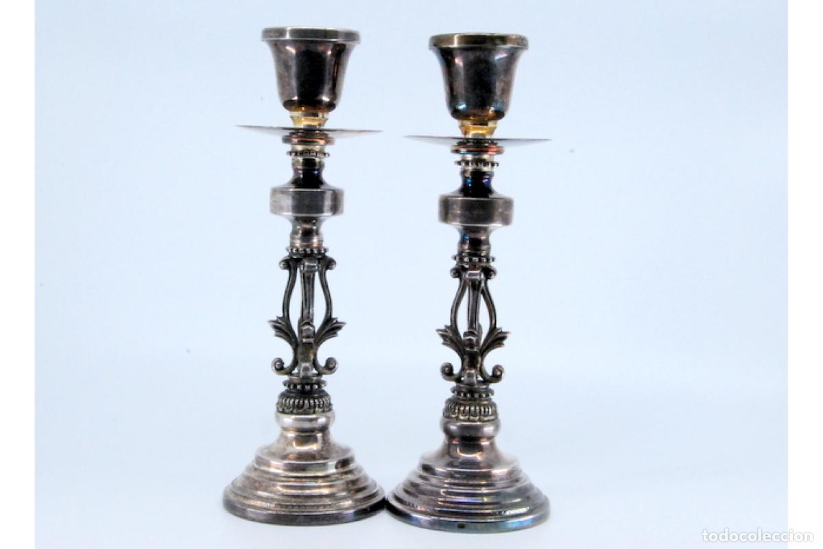 Antig&uuml;edades: Candelabros de plata - Foto 10