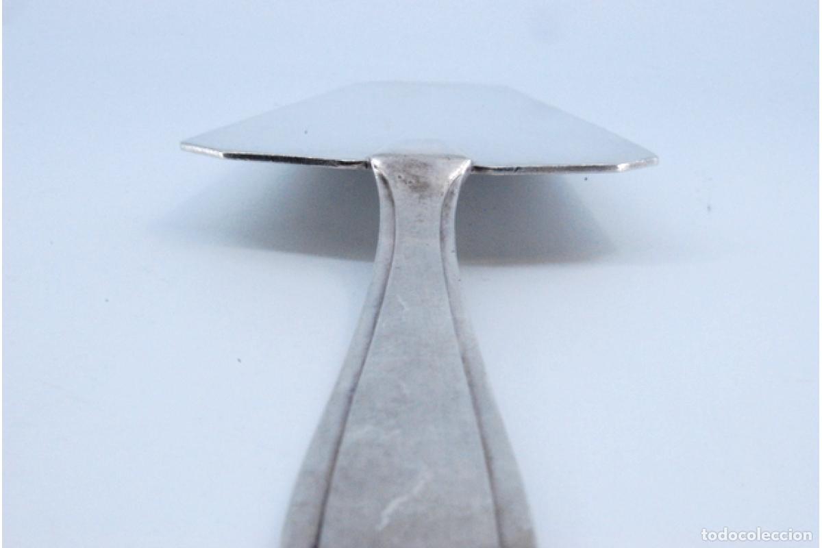 Antig&uuml;edades: Esp&aacute;tula de plata, para servir pasteles. - Foto 2
