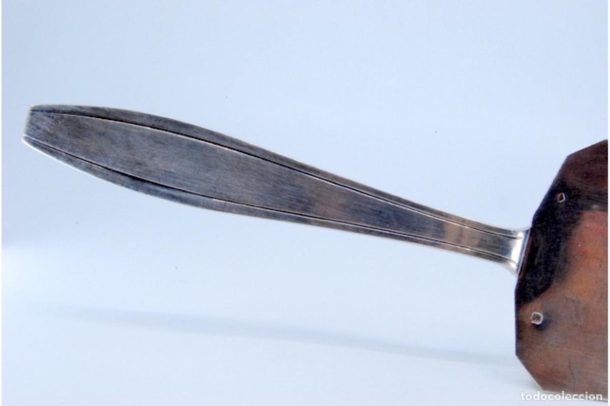 Antig&uuml;edades: Esp&aacute;tula de plata, para servir pasteles. - Foto 6