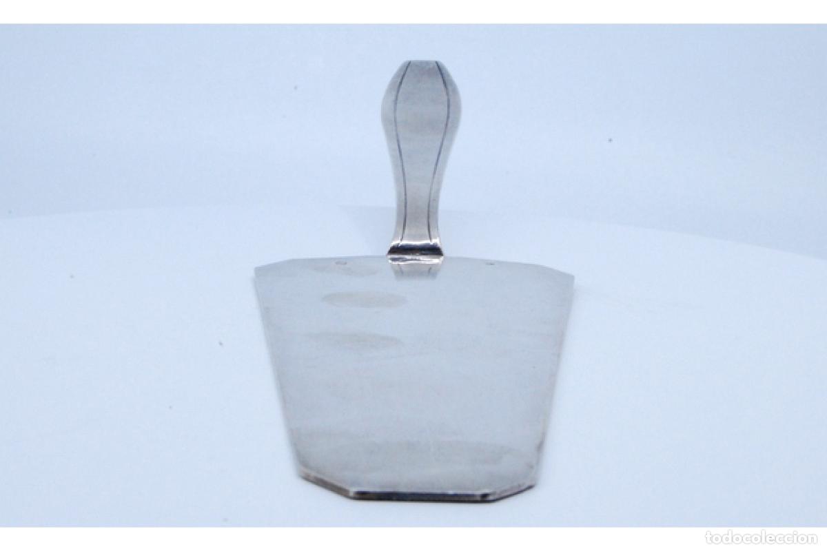 Antig&uuml;edades: Esp&aacute;tula de plata, para servir pasteles. - Foto 7