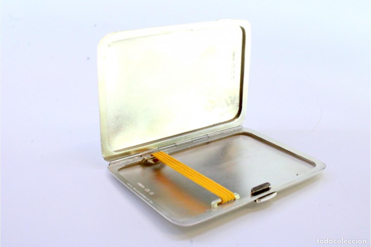 Antig&uuml;edades: Caja de cigarrillos, plateada - Foto 5