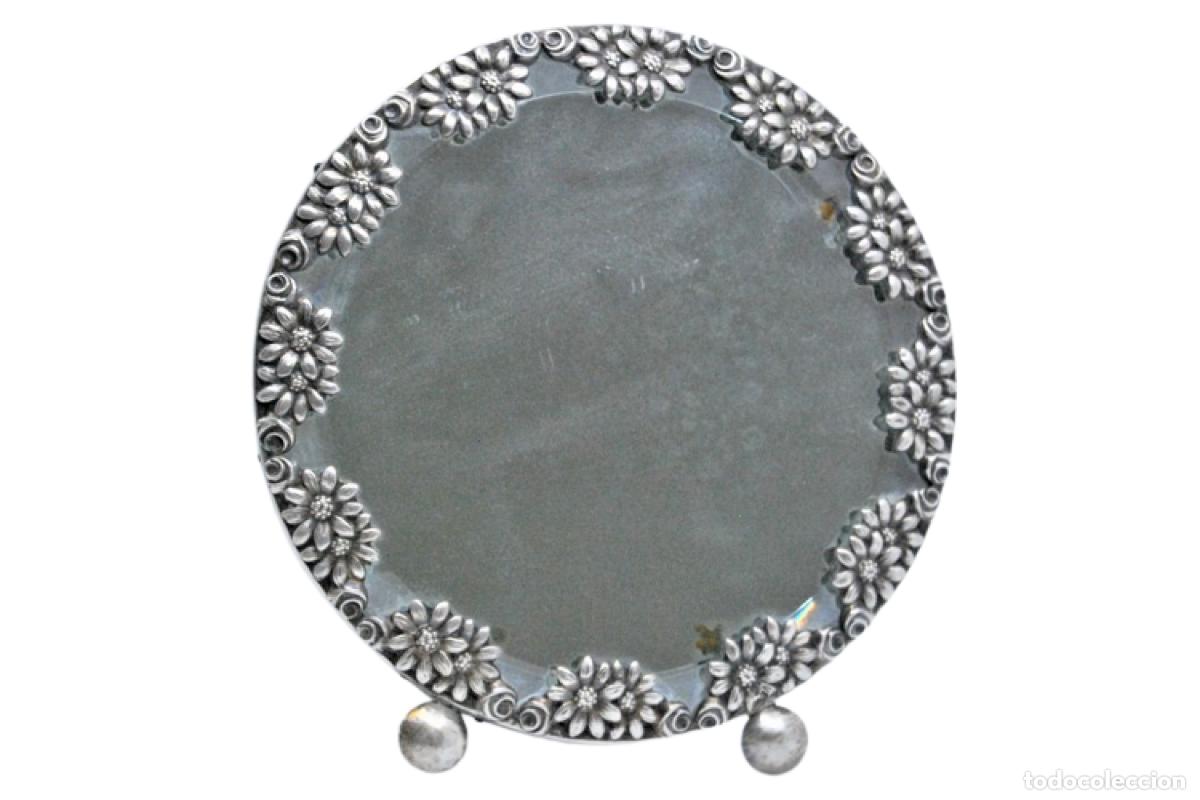 Oggetti Antichi: espejo plateado