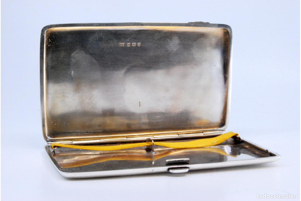 Antig&uuml;edades: Caja de cigarrillos, plateada - Foto 8