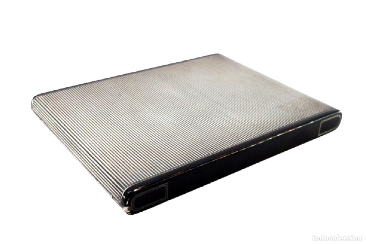 Antig&uuml;edades: Caja de cigarrillos, plateada - Foto 1